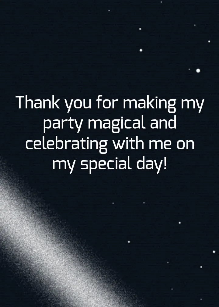 Lightyear Thanks card inside right