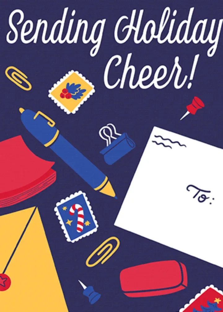 Sending Holiday Cheer card front
