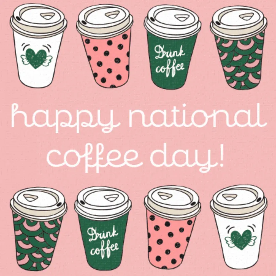 Coffee Day Latte card front