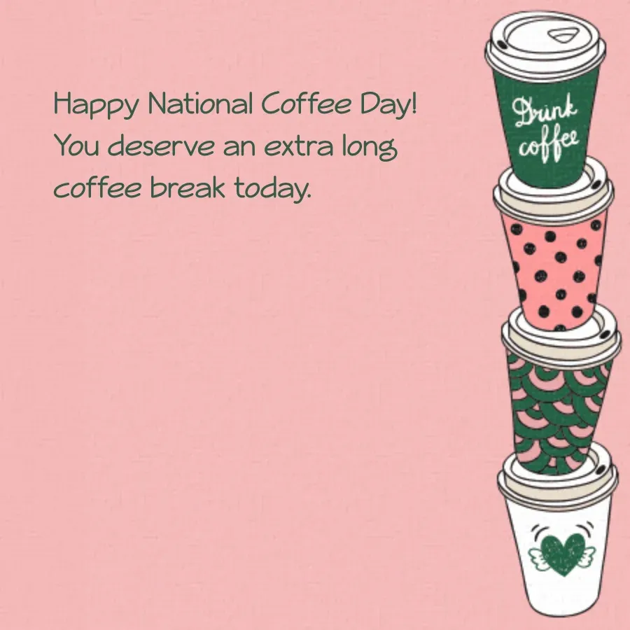 Coffee Day Latte card inside right