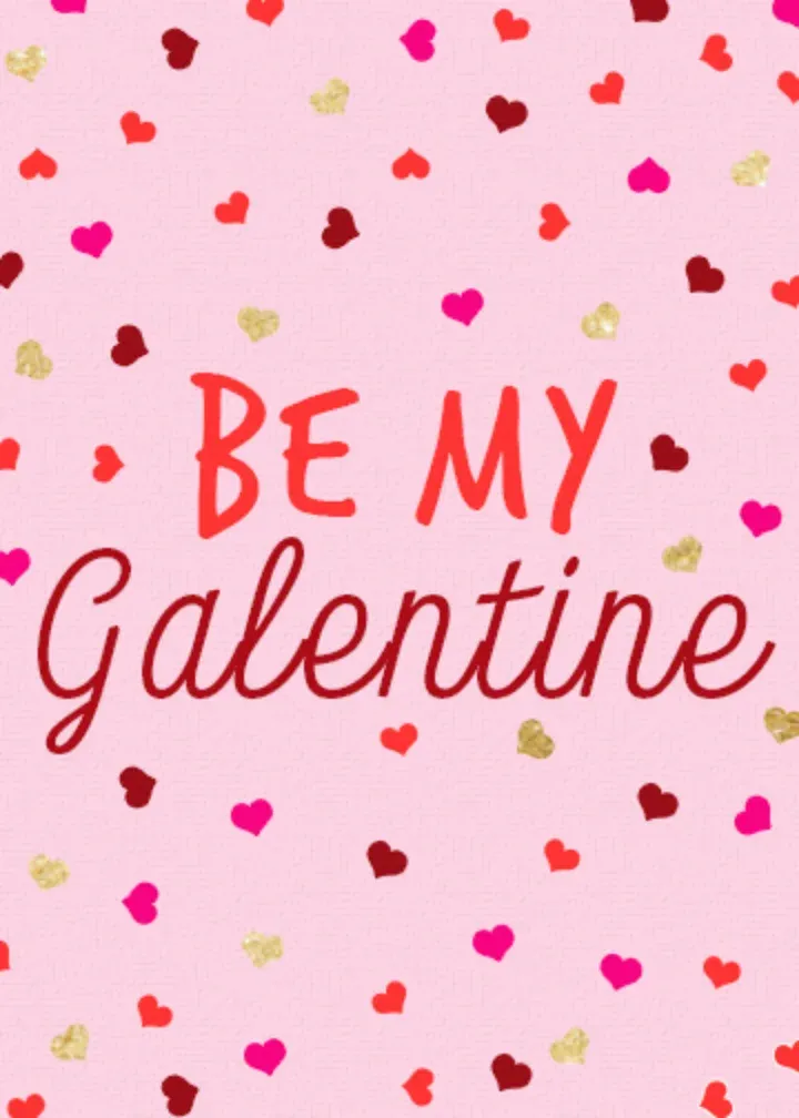 Be My Galentine card front