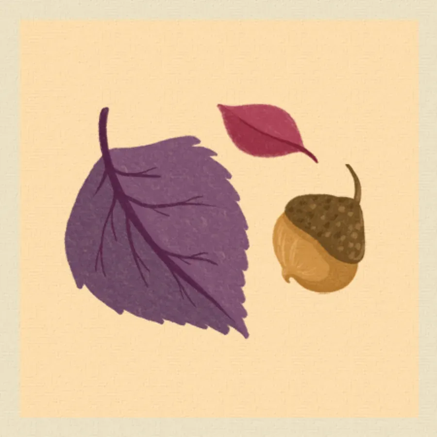 Blessings at Thanksgiving card inside left