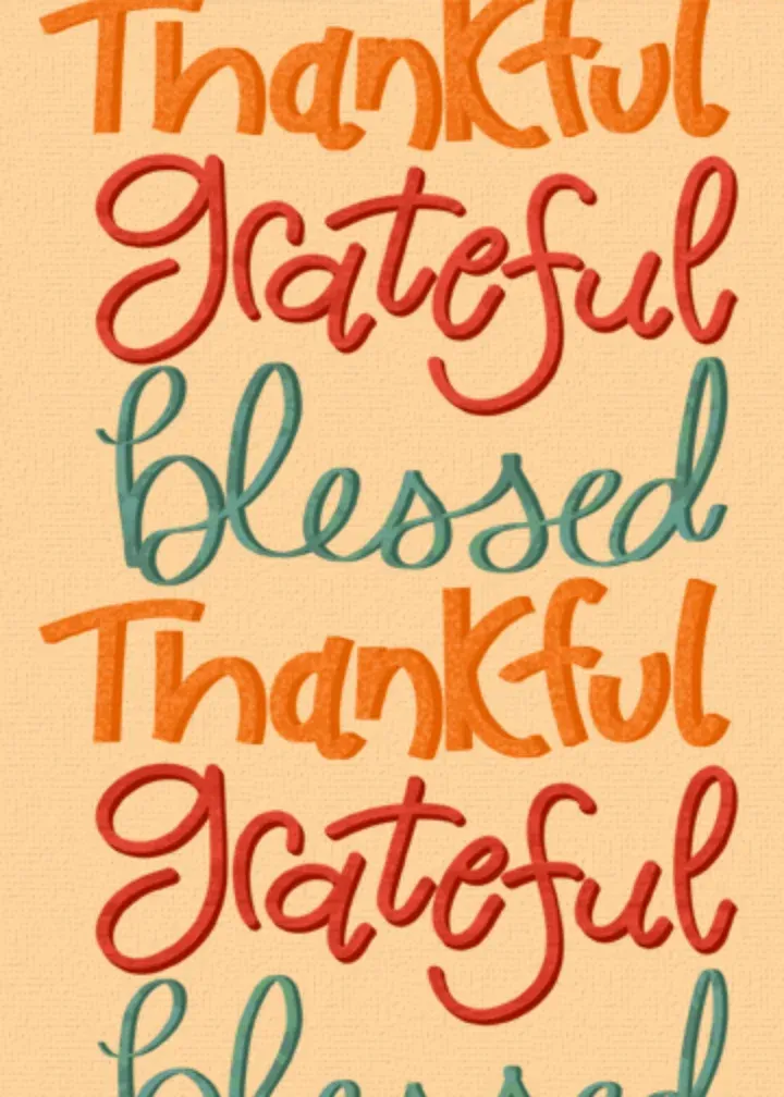 Thanksgiving Thoughts card front