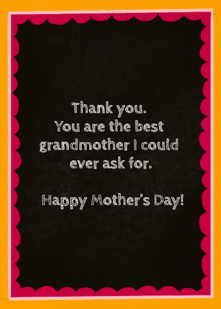 Grand in Grandma card inside right