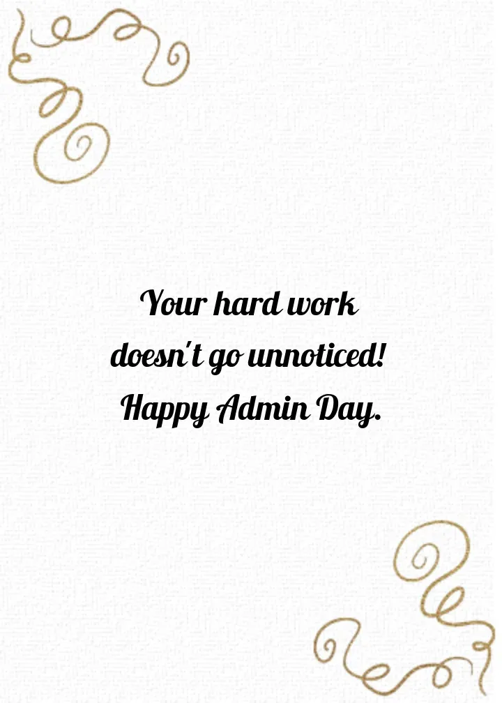 Inky Thank You card inside right