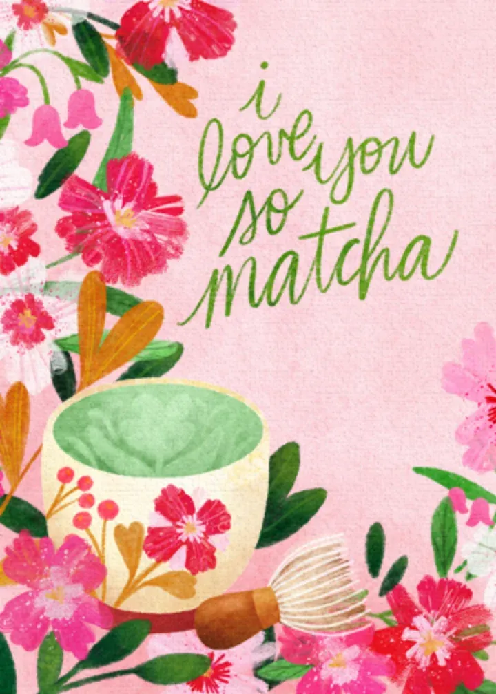 Matcha Love card front