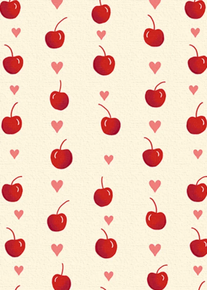 Vintage Cake card inside left