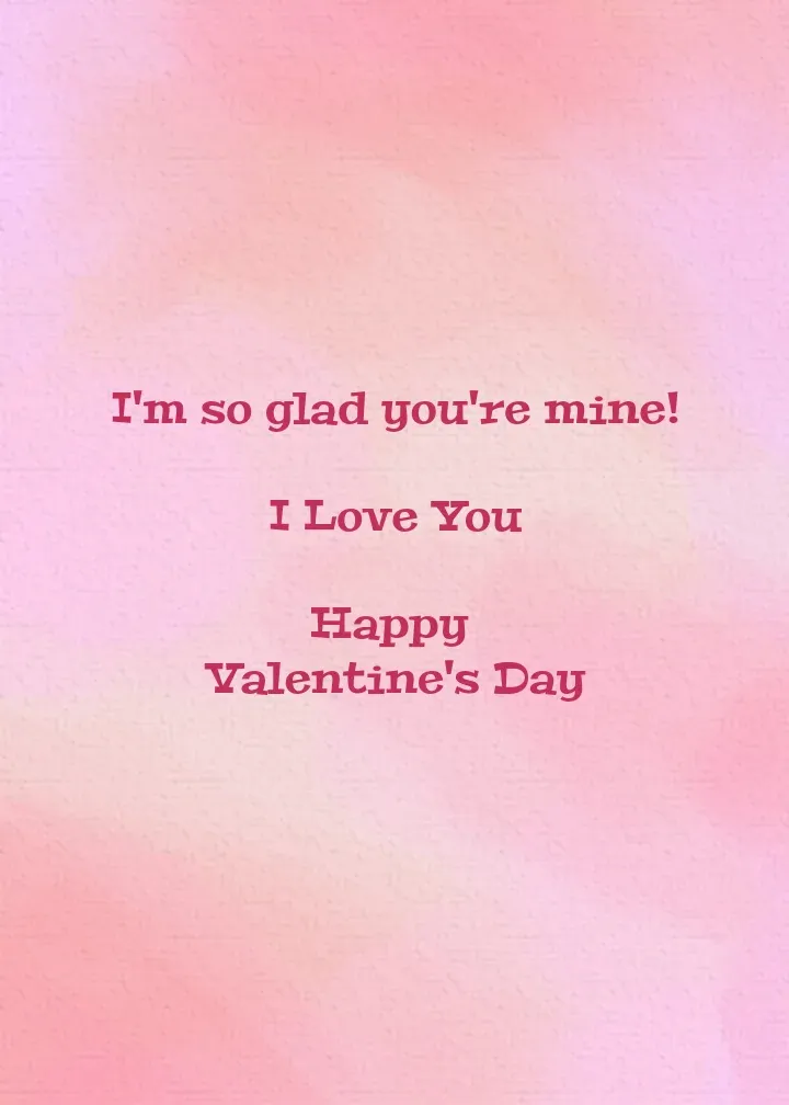 Football Valentine card inside right