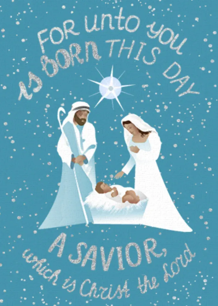 Savior is Born card front
