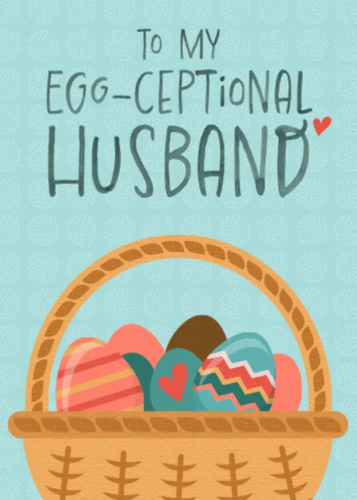 To My Egg-ceptional Husband card front