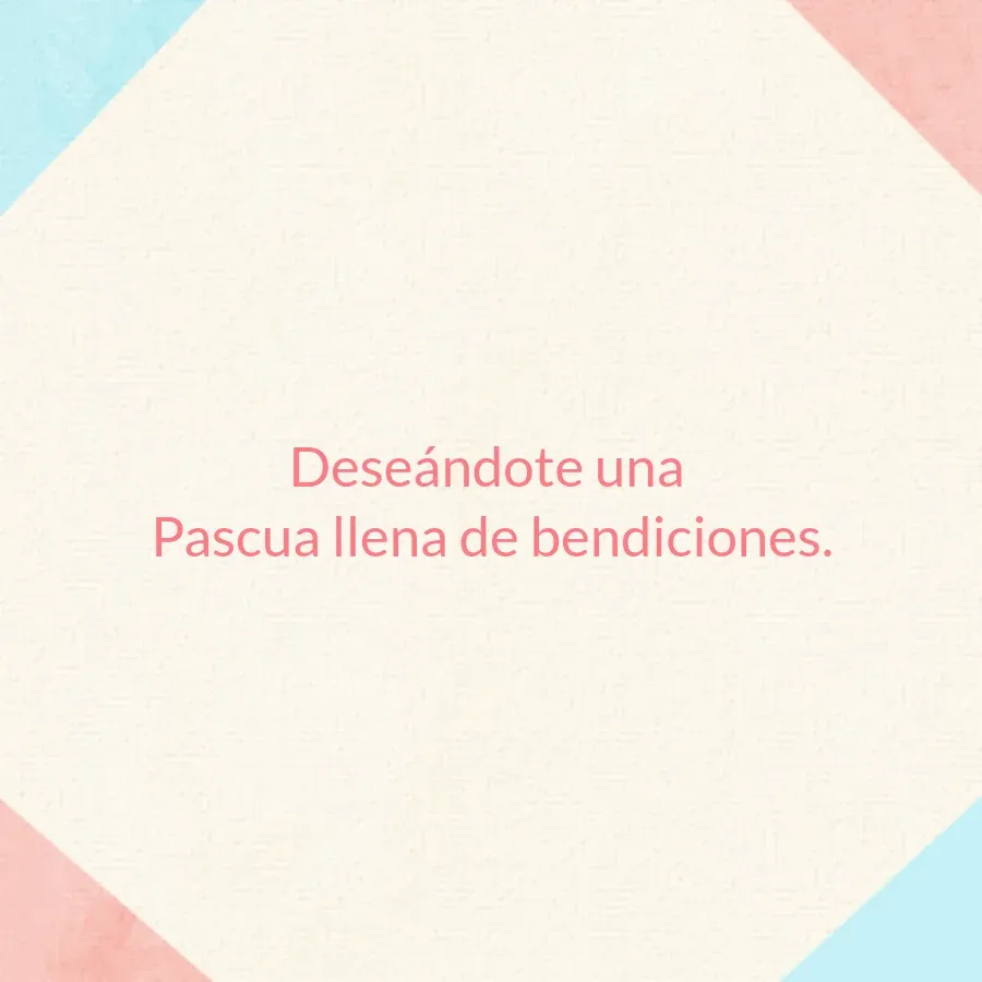 Spanish Easter Wreath card inside right