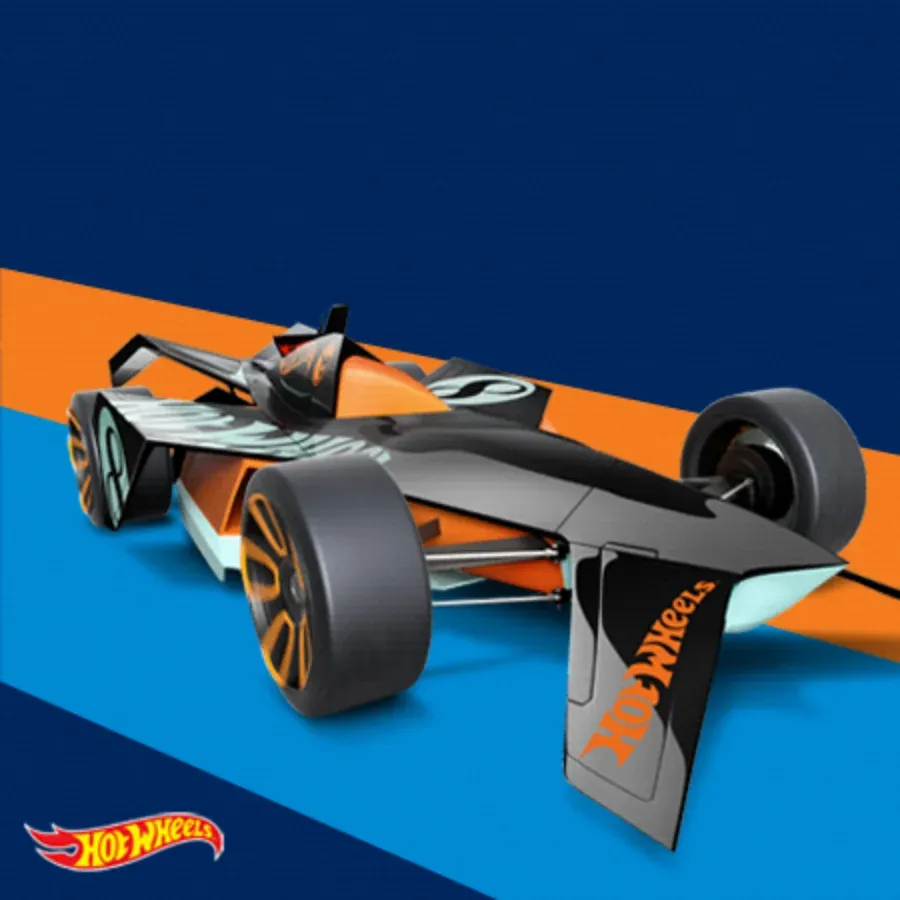 Hot Wheels Thank You card inside left