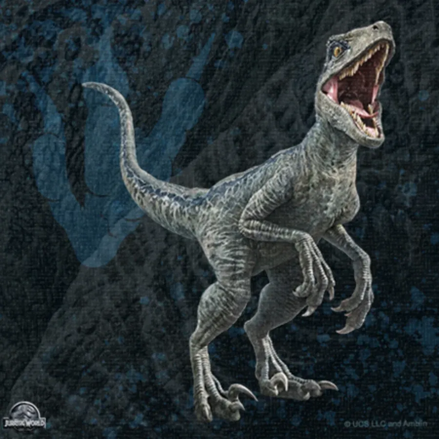 Jurassic World Thank You card inside left