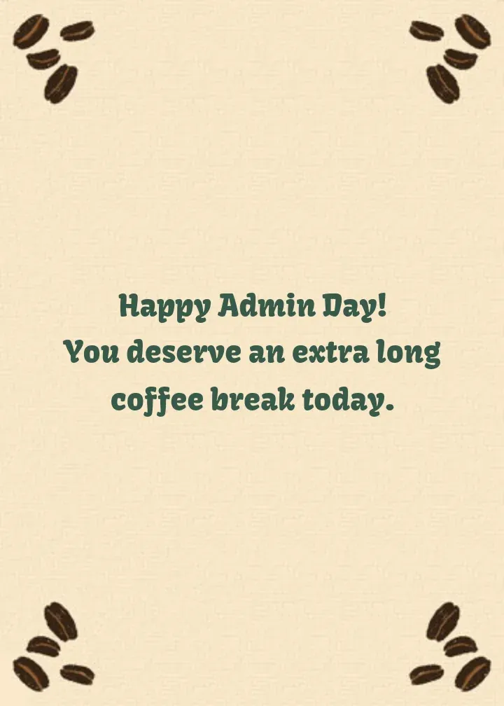 Latte Thanks Admin card inside right