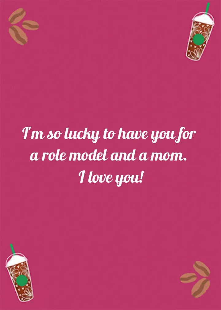 Mother Daughter Coffee card inside right