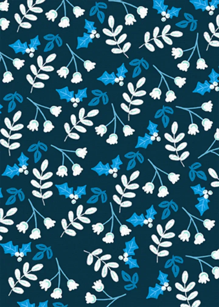 Hanukkah Dreidel card inside left