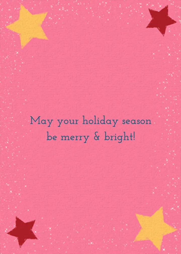 HO HO HO Ornaments card inside right