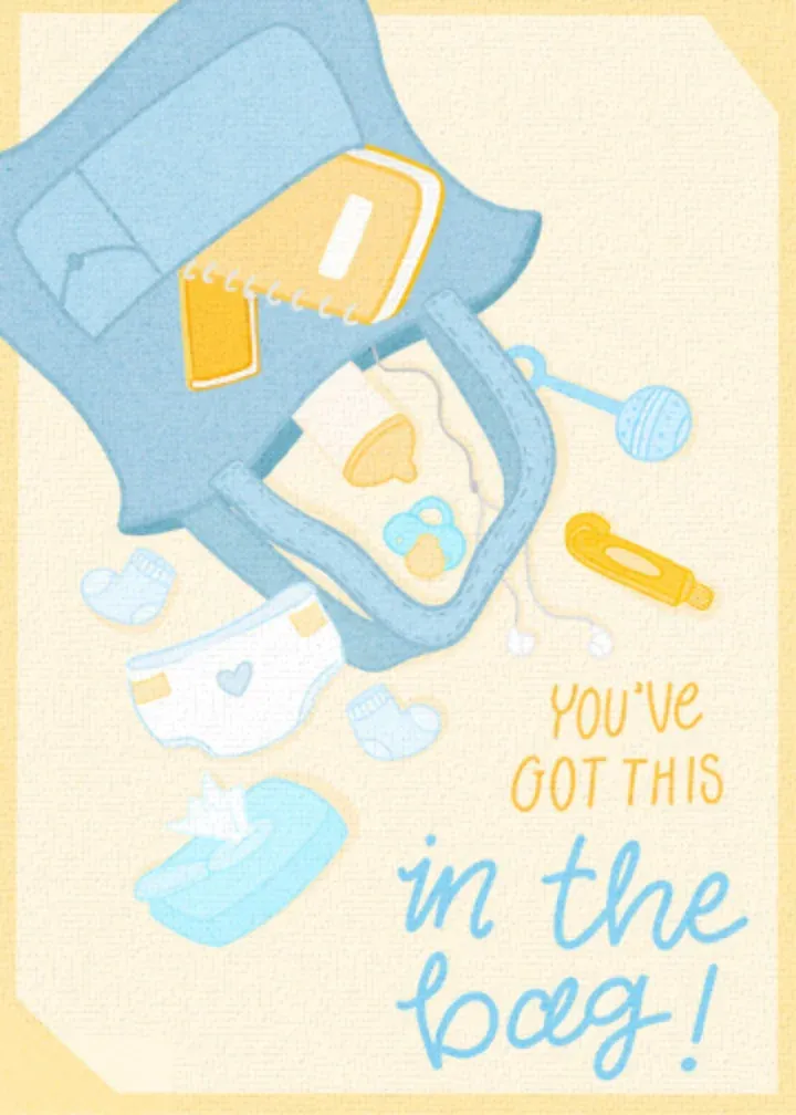 In the Bag card front