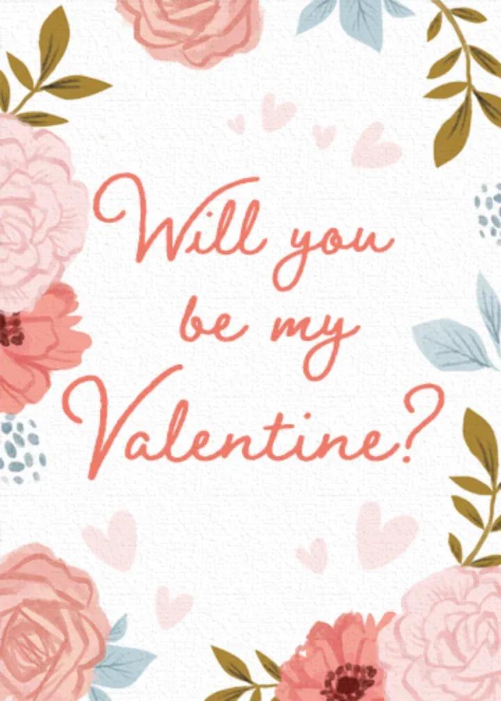 Will You Be Mine card front