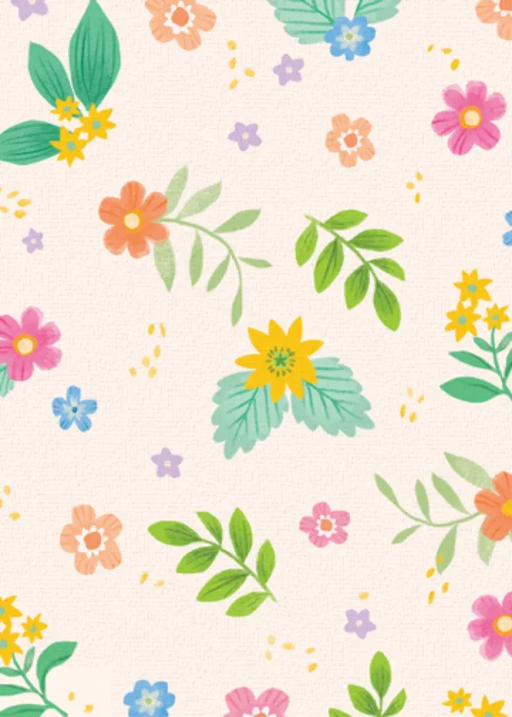 Mom Valentine Floral card inside left