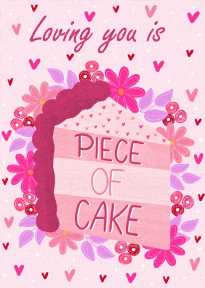 Piece of Cake card front