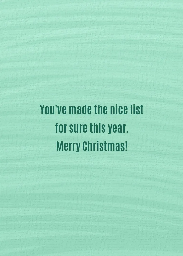 Santa Beard card inside right