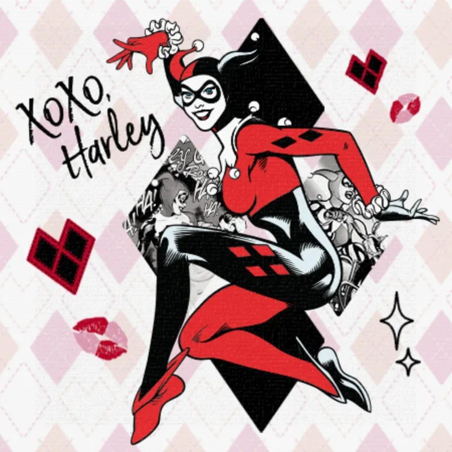 Harley Quinn Valentine card front