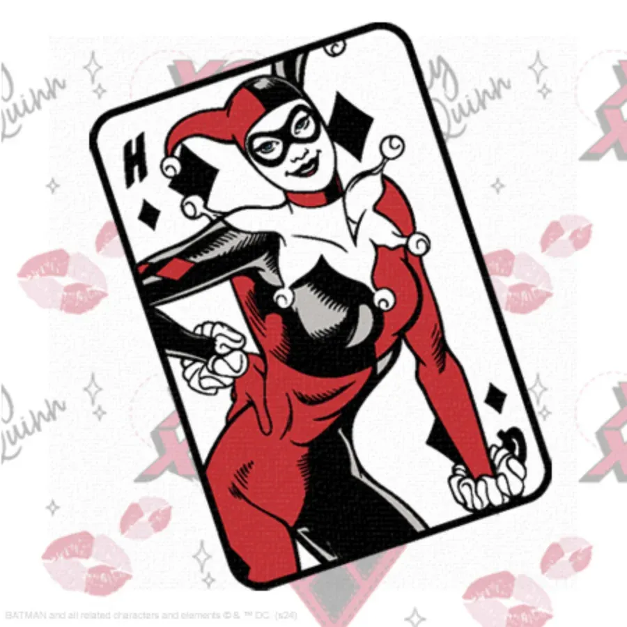 Harley Quinn Valentine card inside left