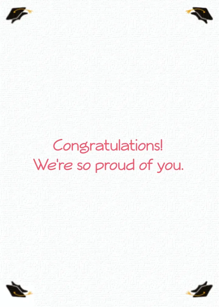 Simple Grad Greenery card inside right