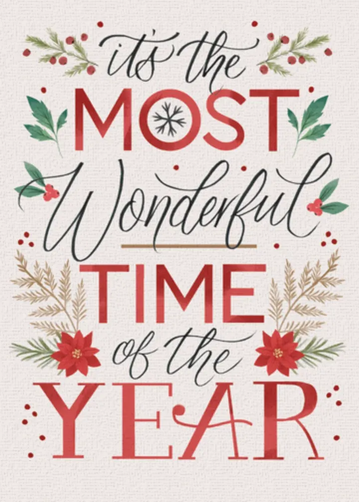 Wonderful Time card front