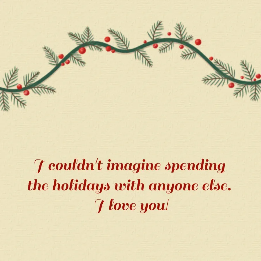 Couple Stockings card inside right