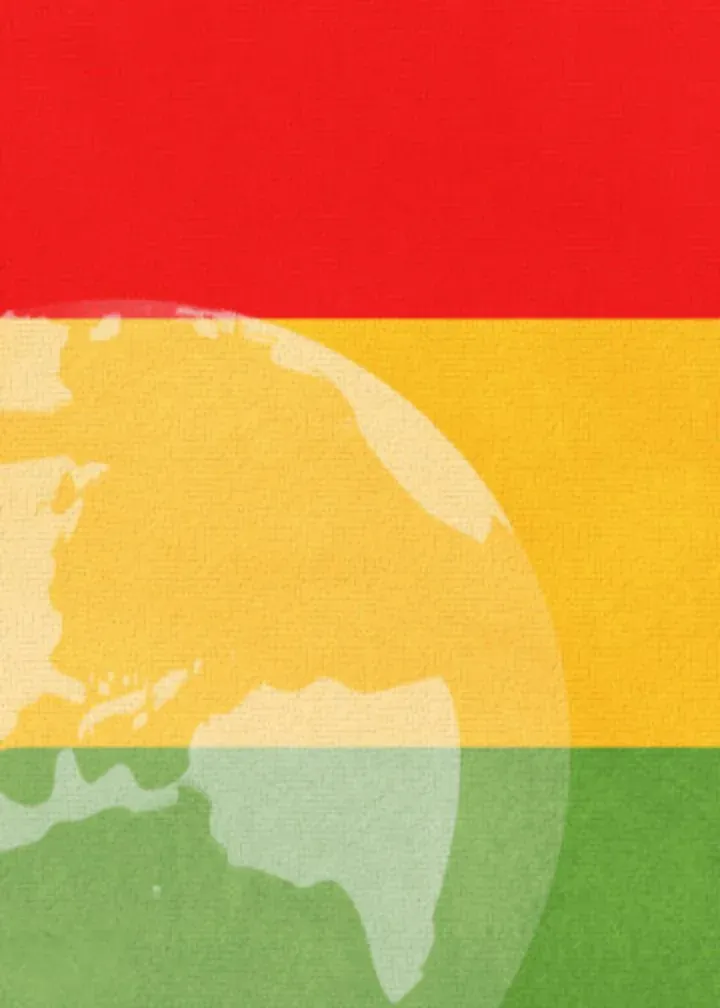 Black History World card inside left