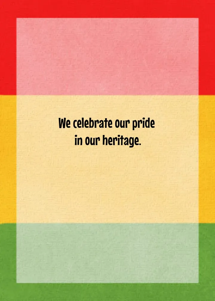 Black History World card inside right