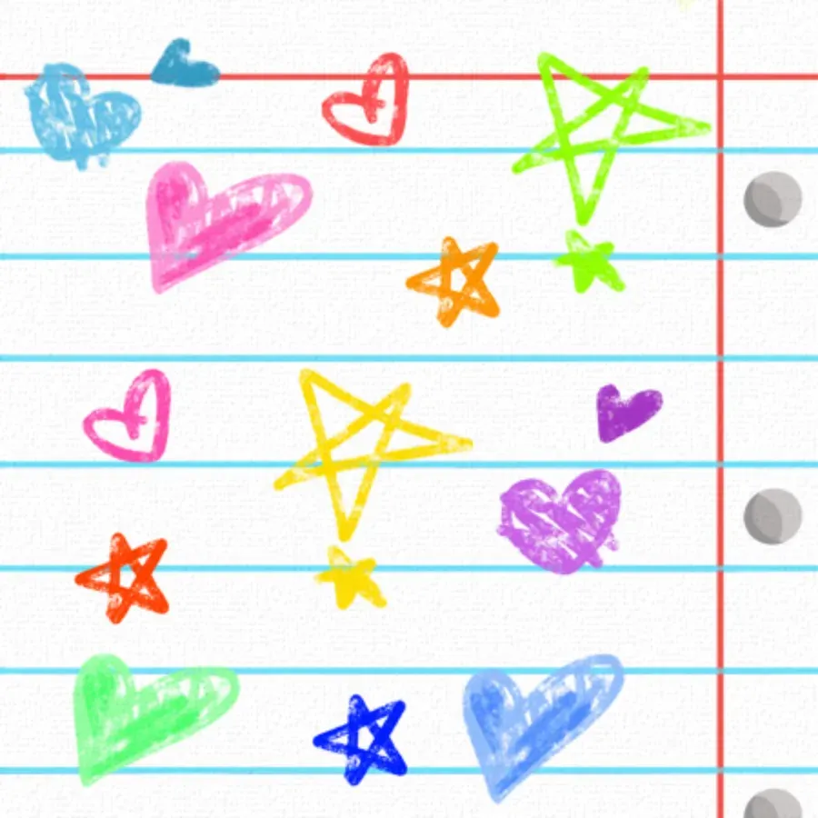 Happy Teacher Day Hearts card inside left