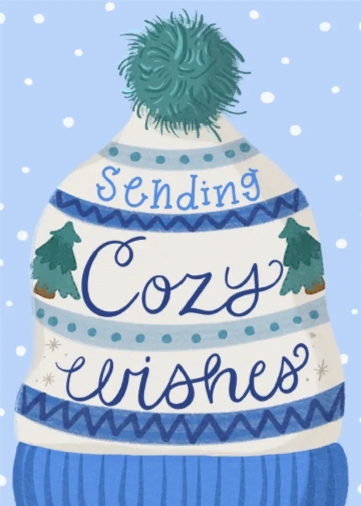 Cozy card front