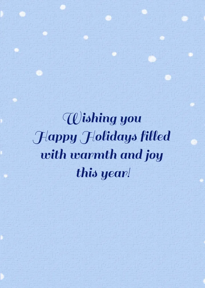 Cozy card inside right