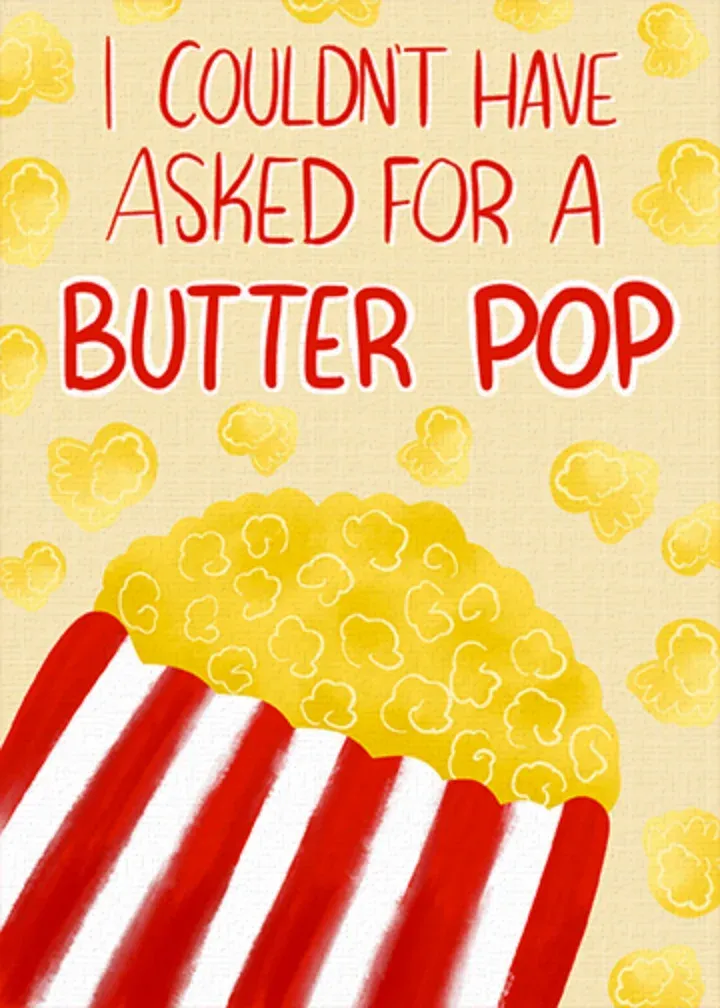 Butter Pop card front