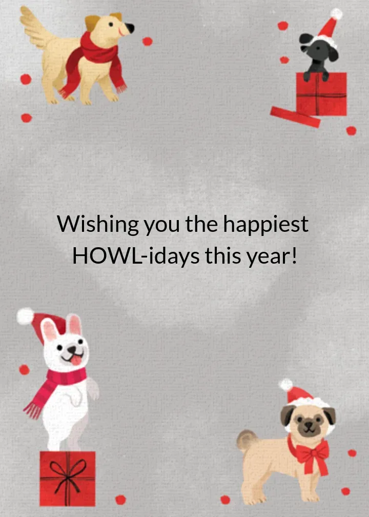 Paws and Celebrate card inside right