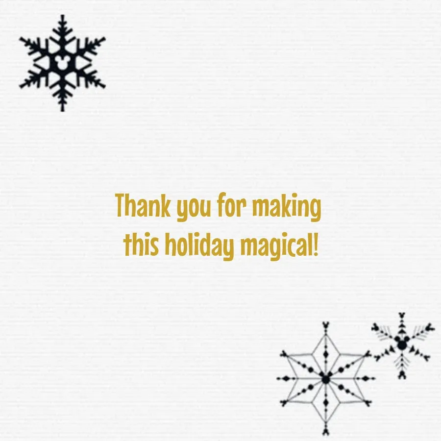 Nordic Mickey card inside right