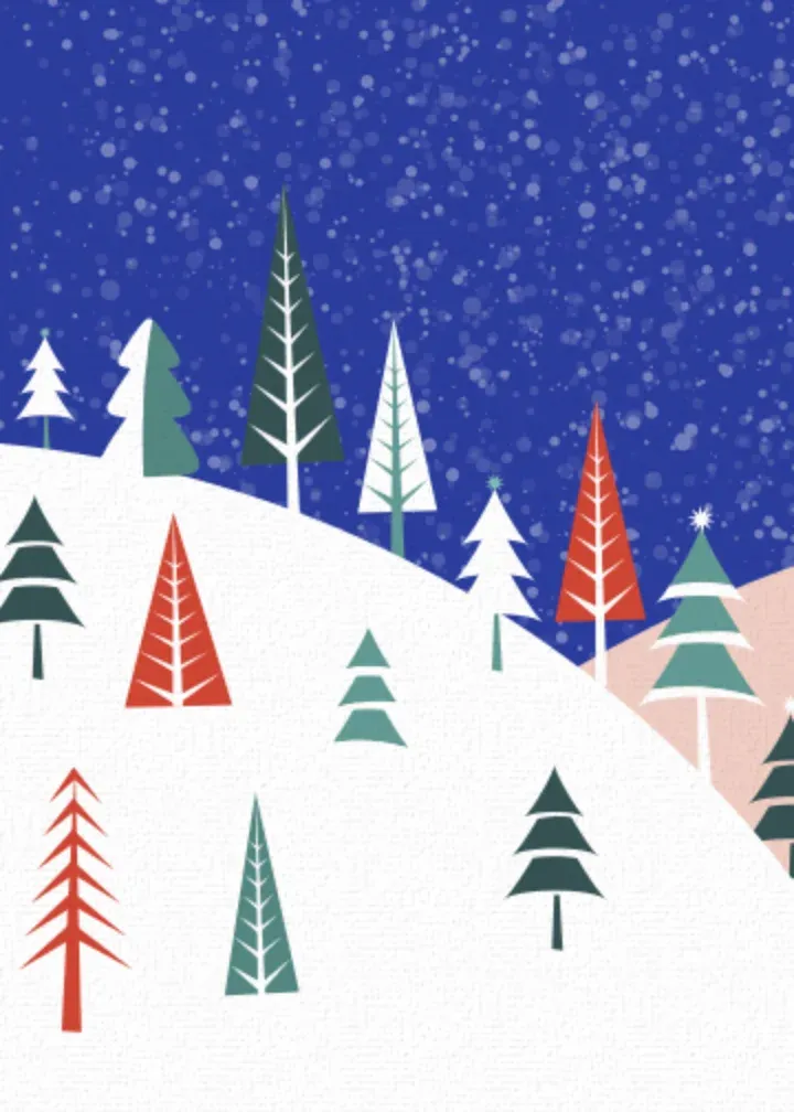 Merry Christmas Godfather card inside left