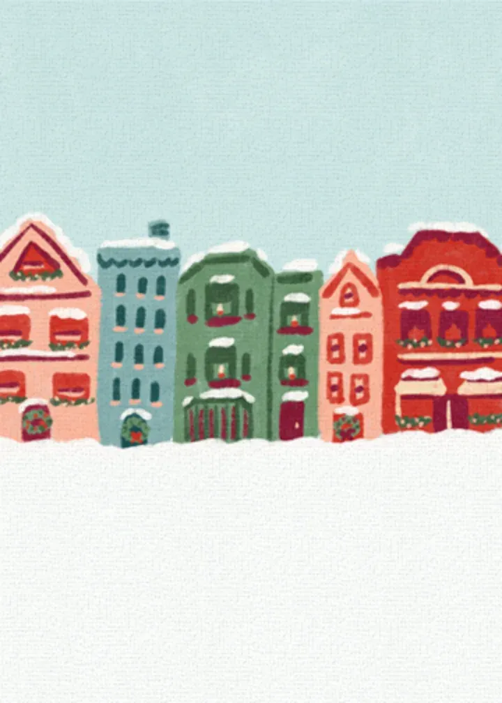 Happy Holidays to my Neighbor card inside left