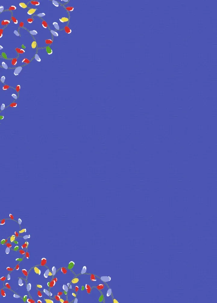 Uncle Christmas card inside left