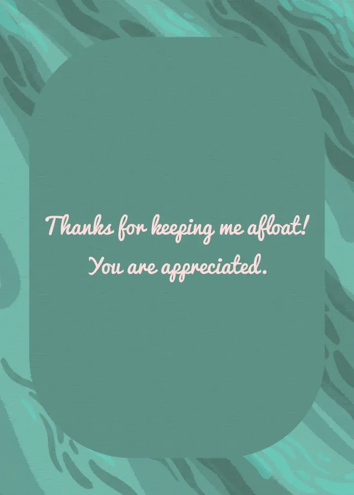 Axolotl Holiday Thanks card inside right