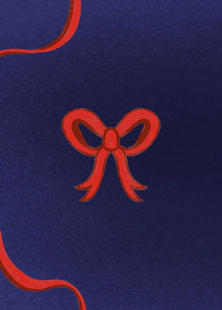 To My Husband Wreath card inside left