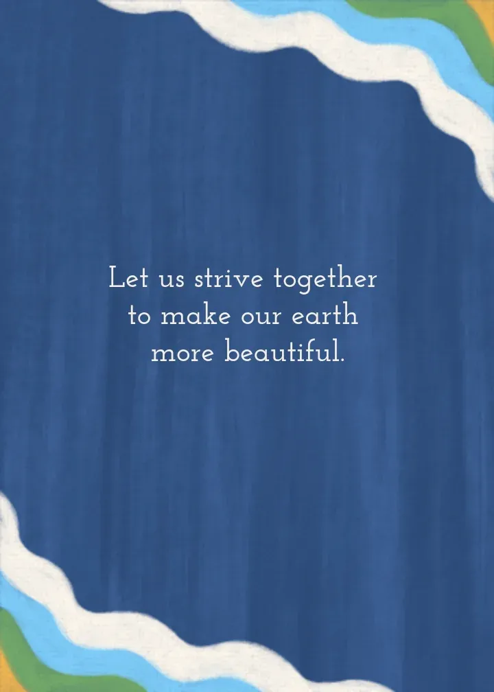 Happy Earth Day Planet card inside right