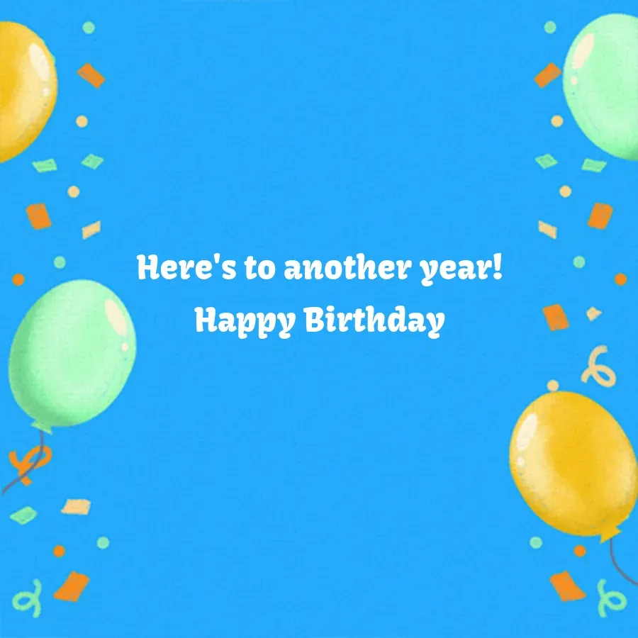 Silly Goose Birthday card inside right