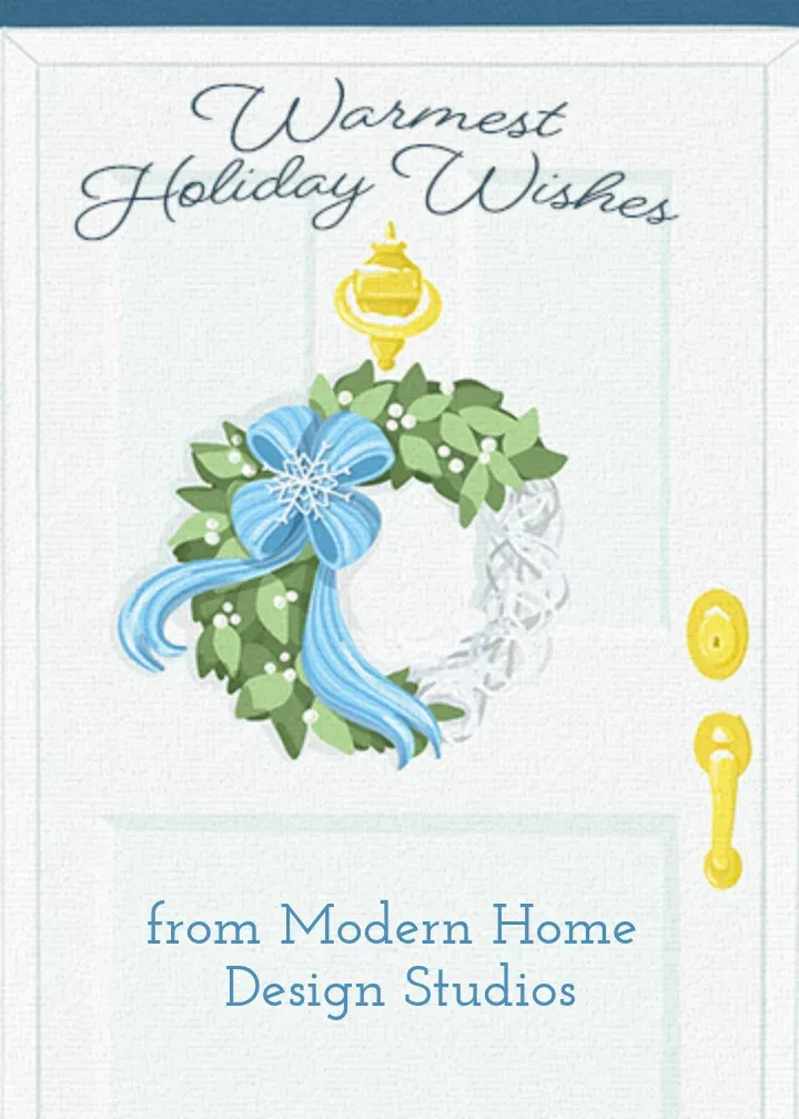 Winter Door card front