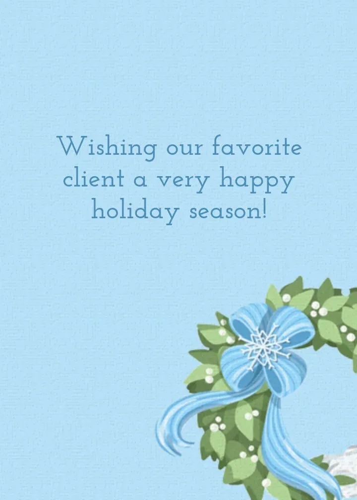 Winter Door card inside right