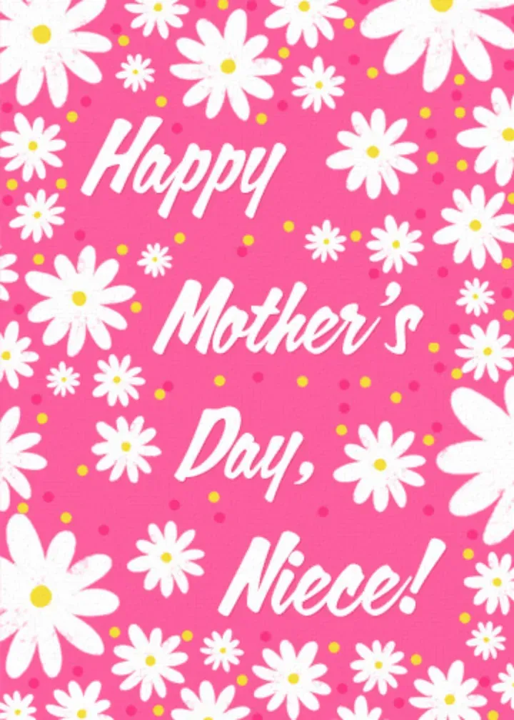 Daisy Niece card front