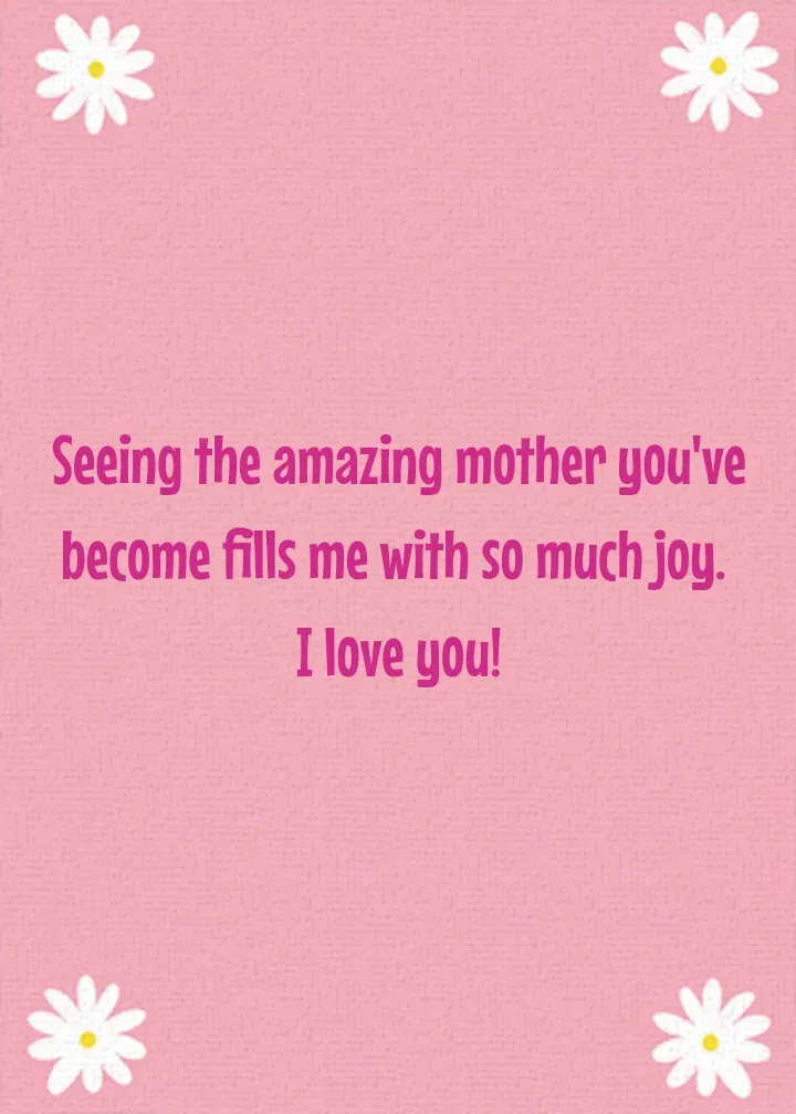 Daisy Niece card inside right